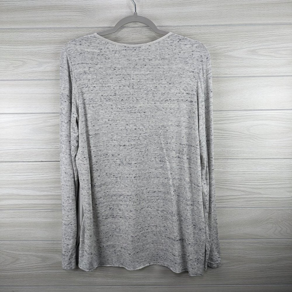 lola & sophie new york Basic Sheer Long sleeve Top - Picture 4 of 7